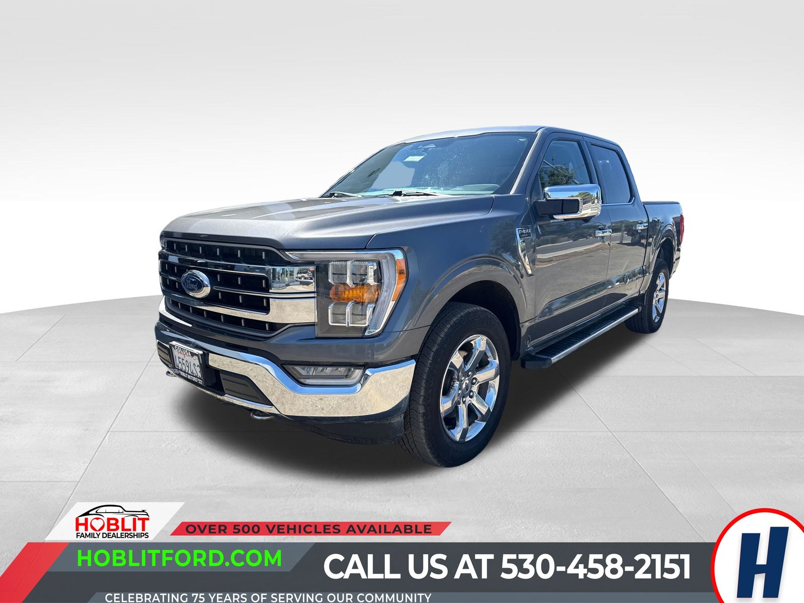 Carbonized Gray Metallic 2022 Ford F-150 Pickup Truck Four-Wheel Drive Automatic