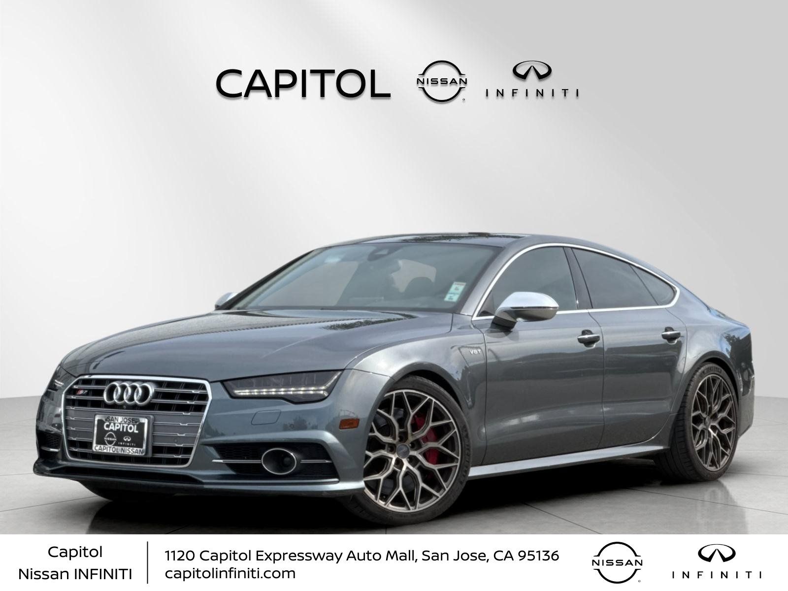 Daytona Gray Pearl Effect 2017 Audi S7 4.0T quattro Prestige AWD Sedan All-Wheel Drive 7-Speed Automatic