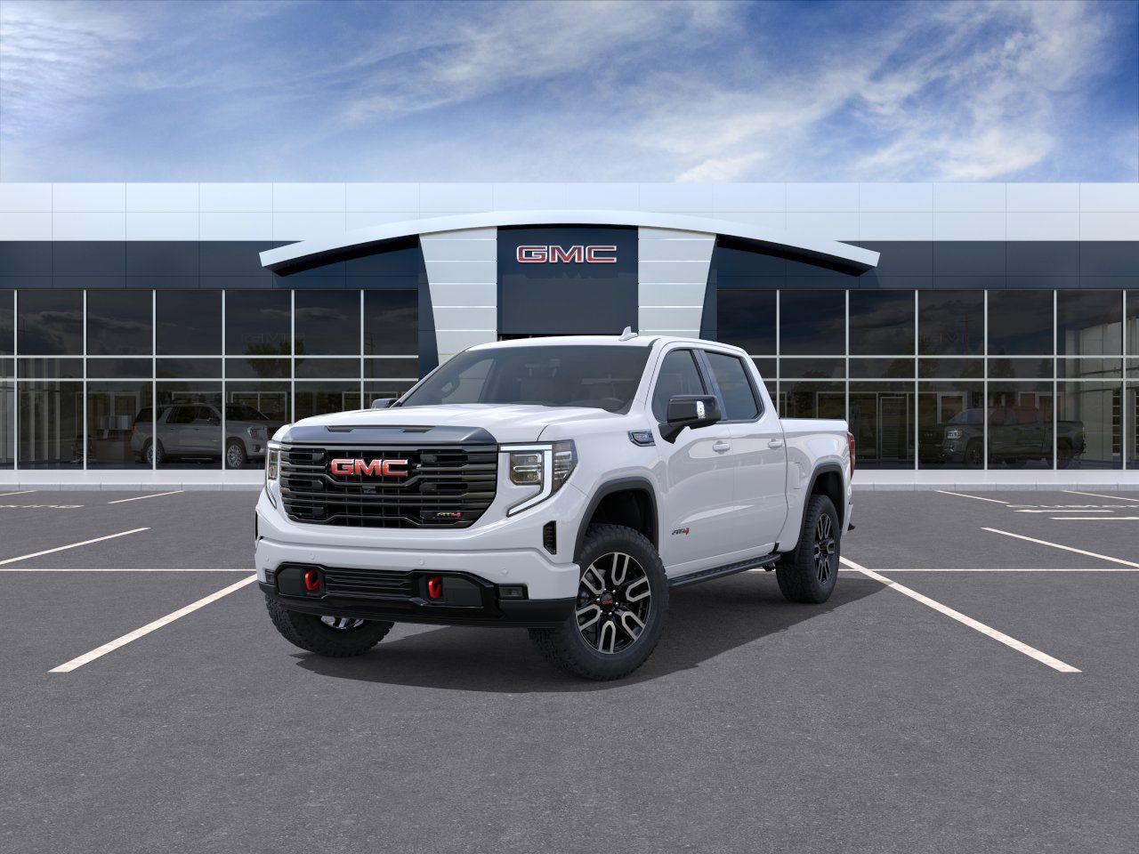 2026 GMC Sierra 1500 AT4 White at Ross Downing Buick GMC