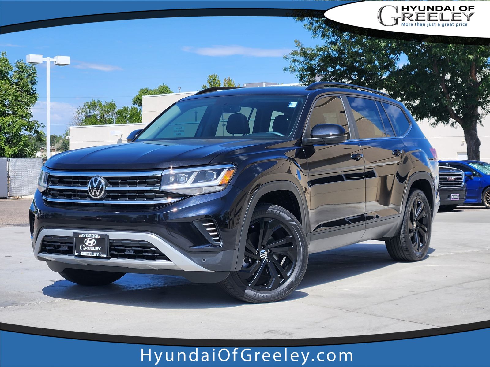 Deep Black 2022 Volkswagen Atlas SUV / Crossover All-Wheel Drive 8-Speed Automatic