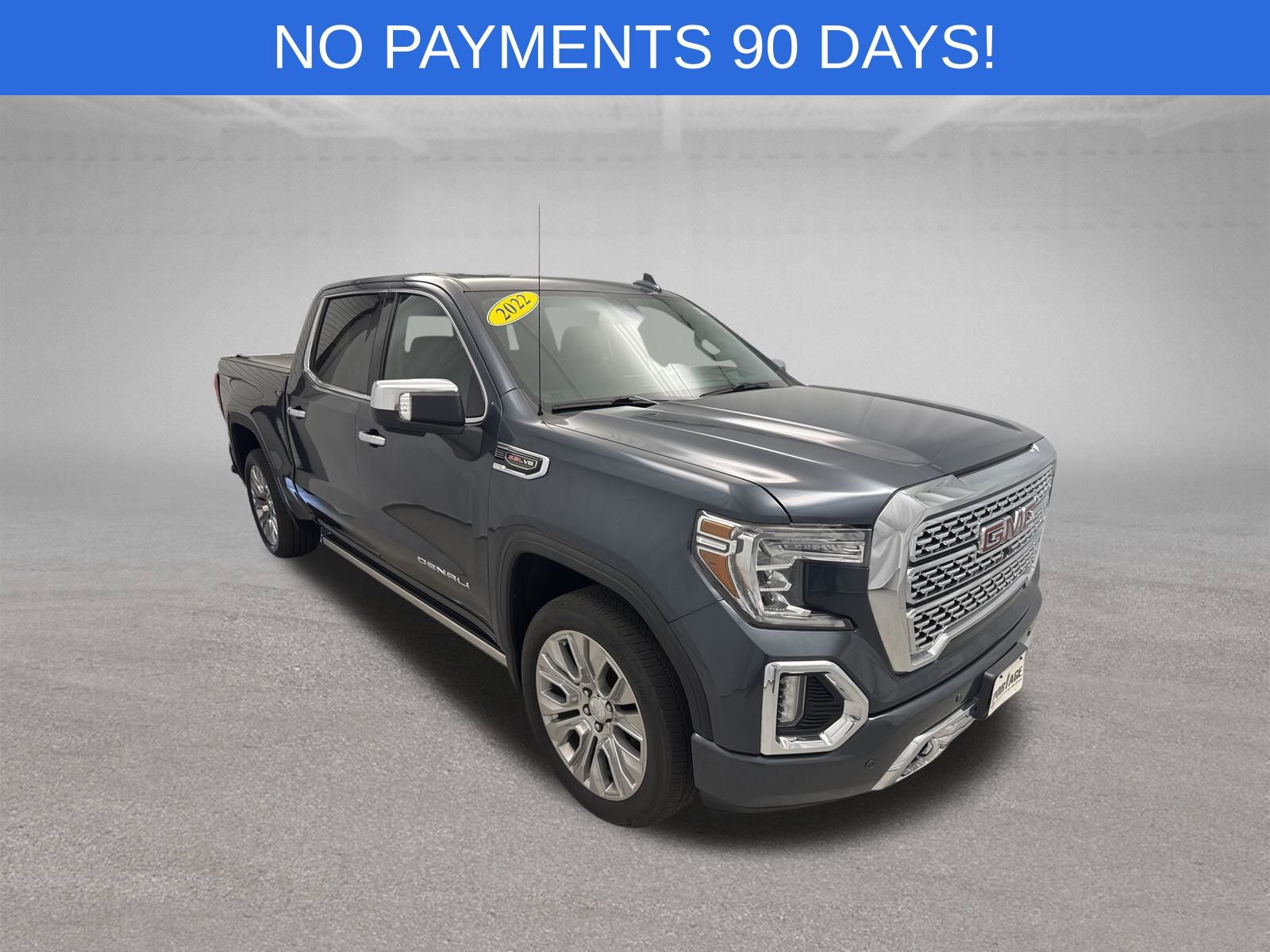 Gray (Dark Sky Metallic) 2022 GMC Sierra 1500 Limited Pickup Truck Four-Wheel Drive Automatic