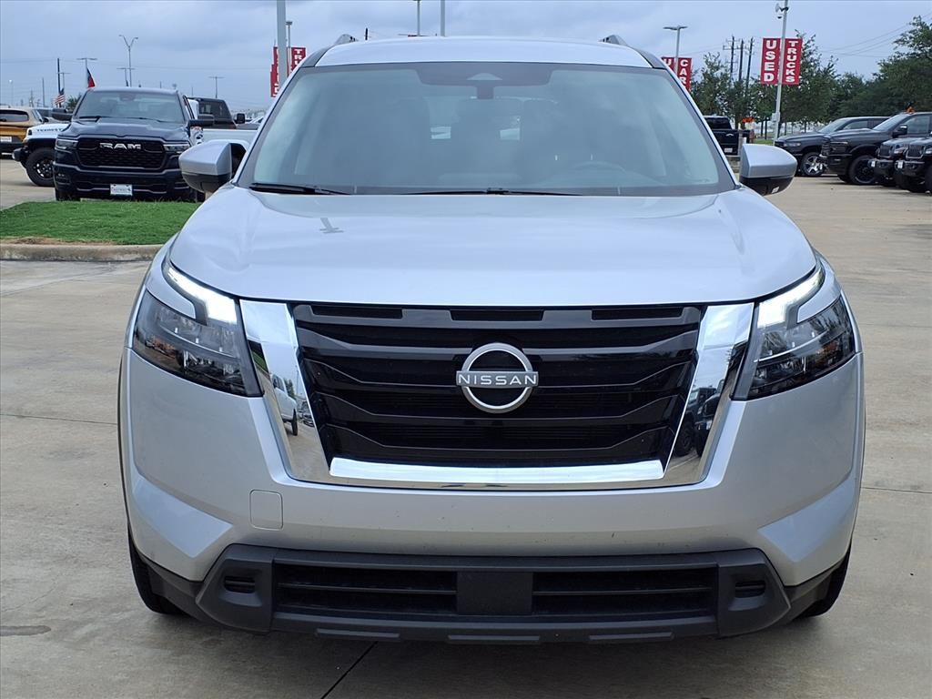 2025 Nissan Pathfinder SV Silver at Bravo Nissan