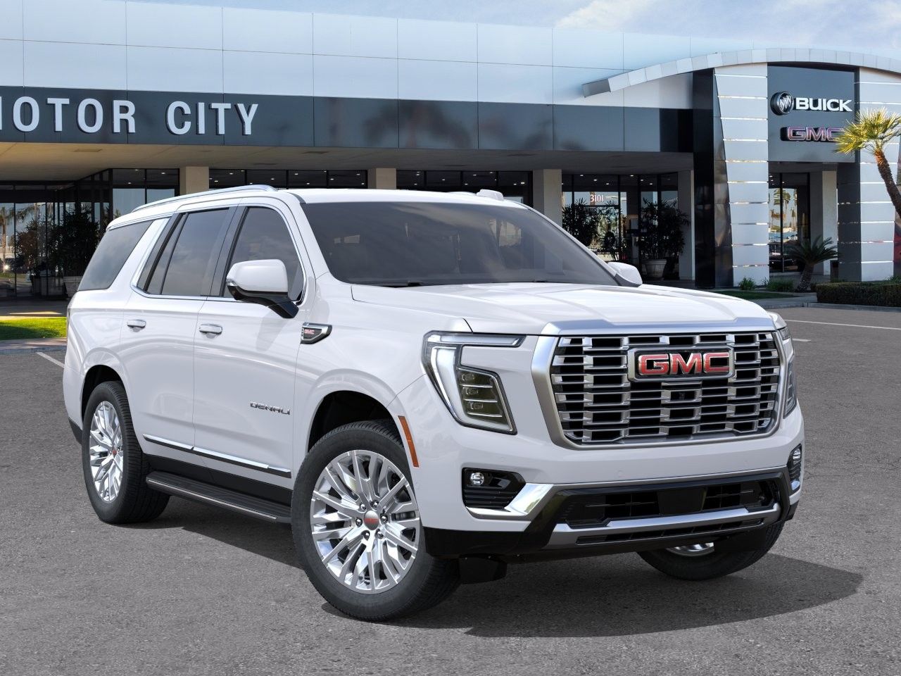 Summit White 2026 GMC Yukon Denali 4WD SUV / Crossover Four-Wheel Drive