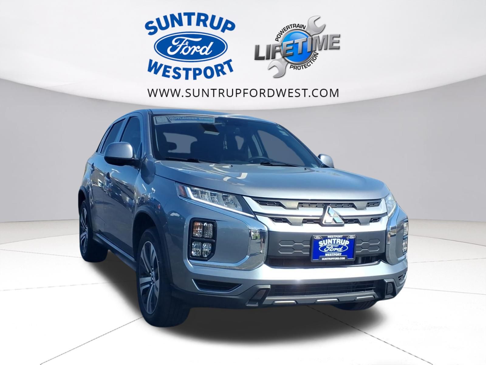 Mercury Gray Metallic 2023 Mitsubishi Outlander Sport ES AWC SUV / Crossover All-Wheel Drive Continuously Variable Transmission