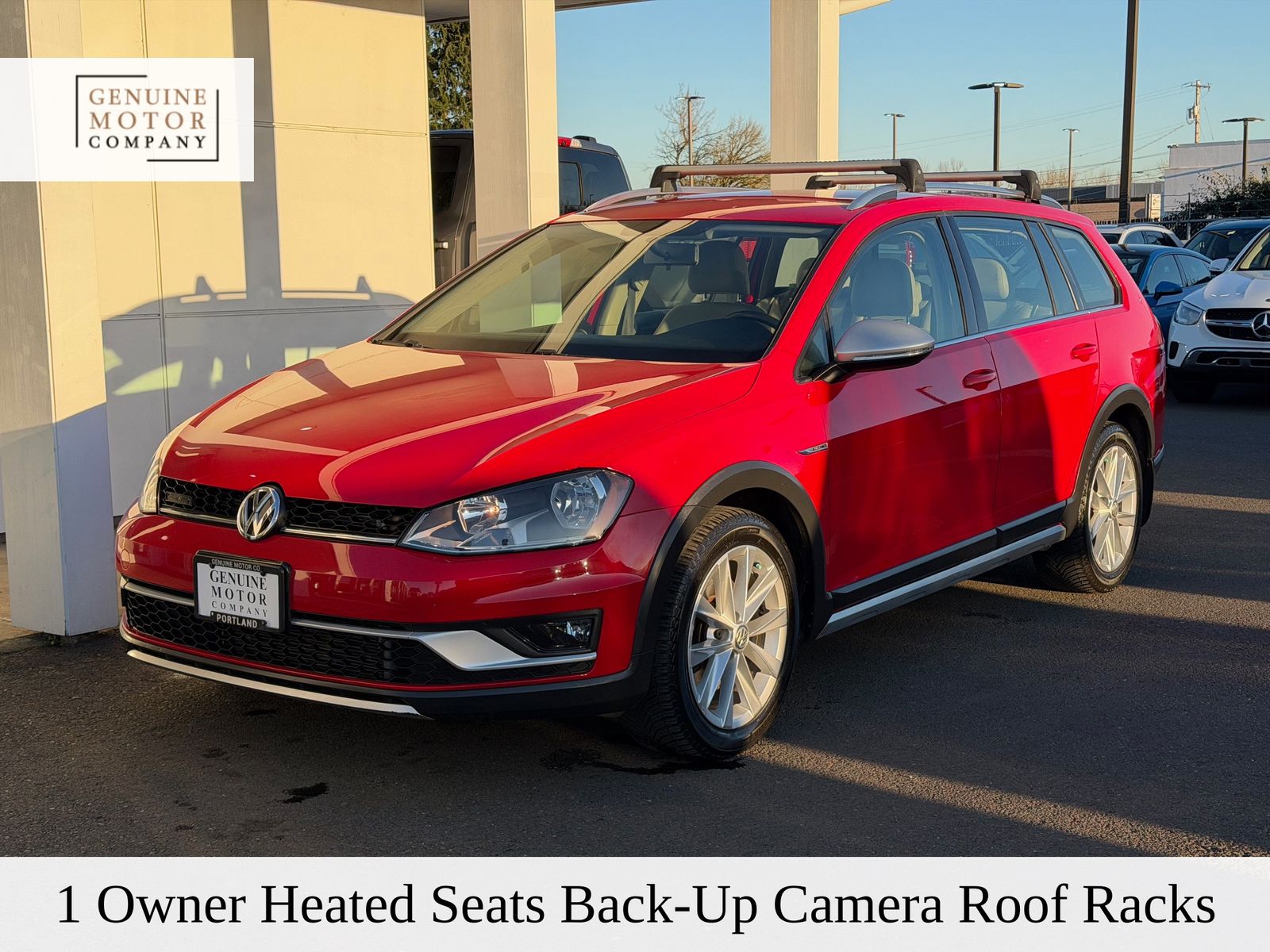 Tornado Red 2017 Volkswagen Golf Alltrack S 4Motion AWD Wagon All-Wheel Drive 6-Speed Dual Clutch