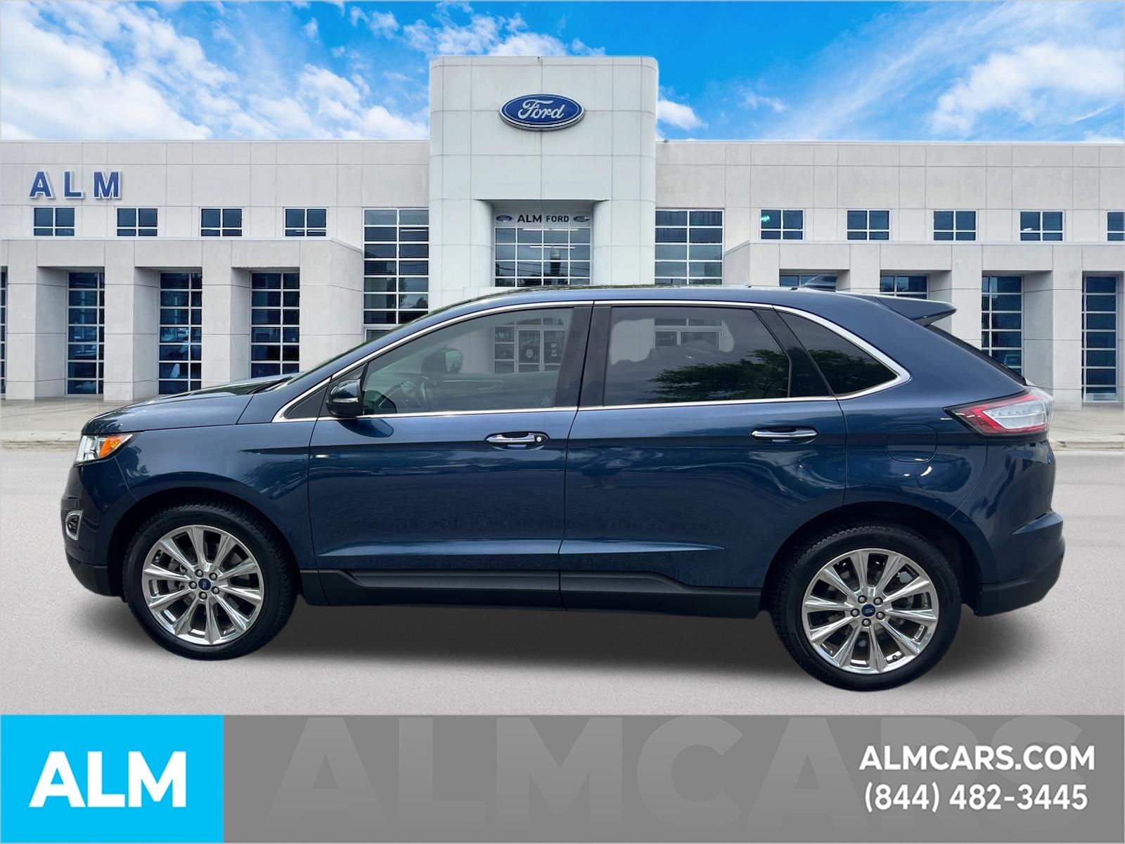 Used 2017 Blue Ford Titanium image 9