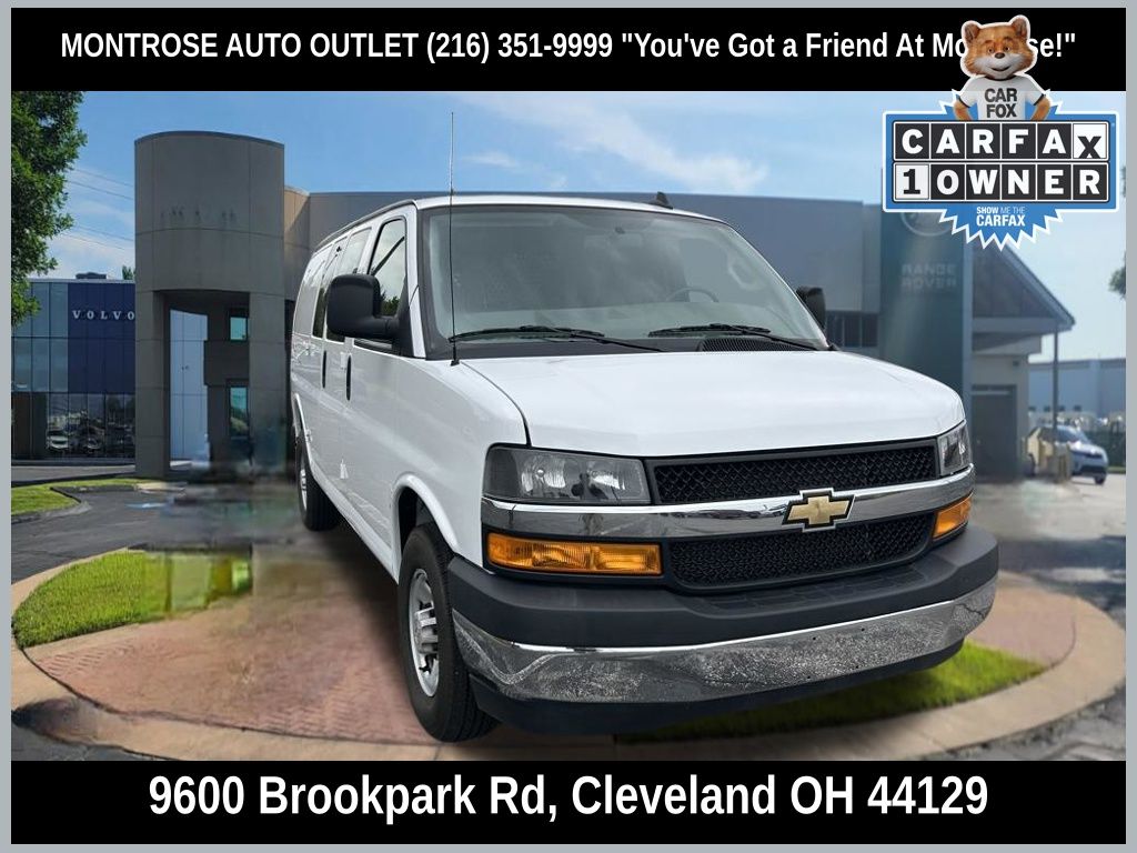 Summit White 2024 Chevrolet Express Cargo Van Rear-Wheel Drive 8-Speed Automatic Overdrive