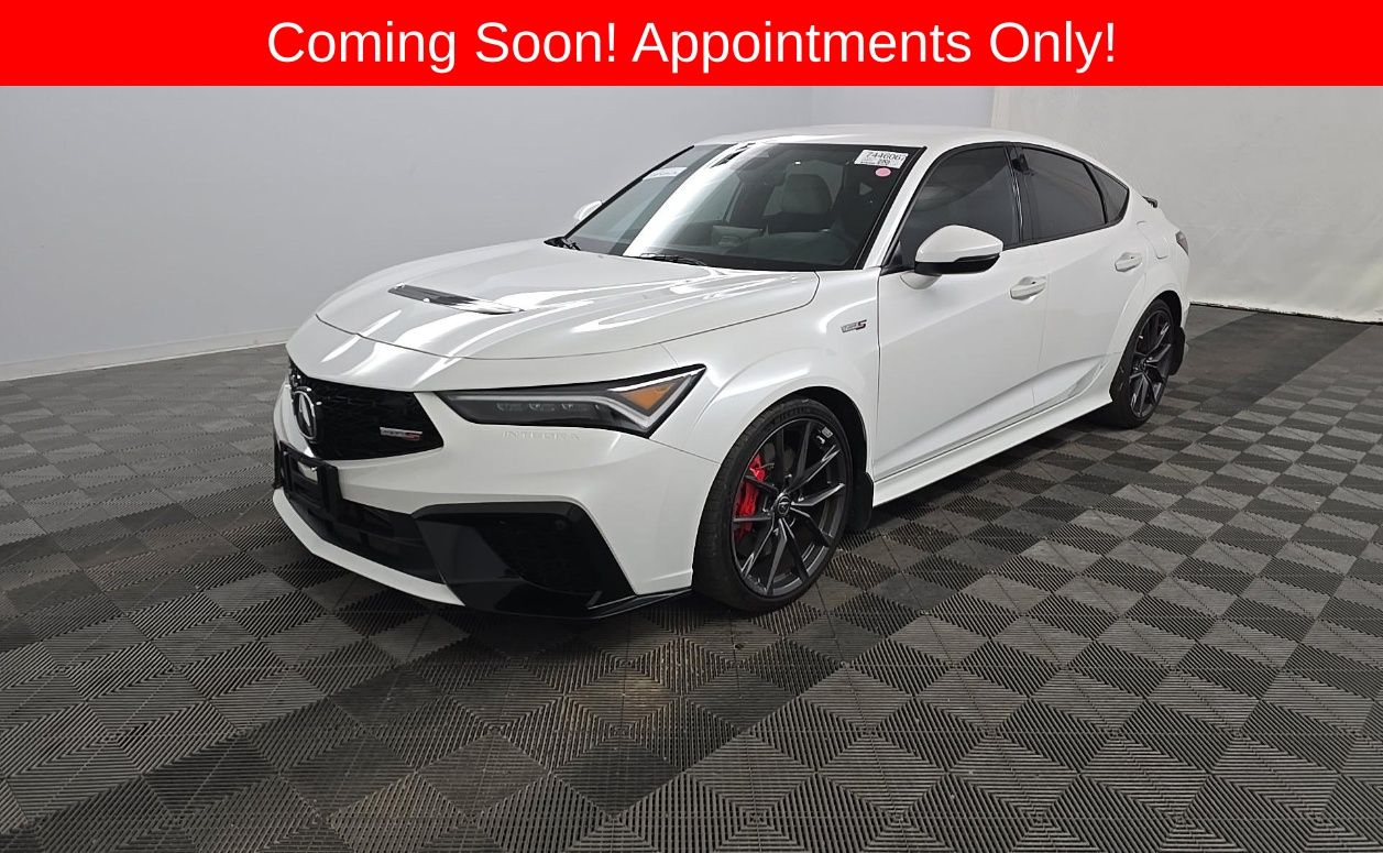 Platinum White Pearl 2025 Acura Integra Sedan Front-Wheel Drive 6-Speed Manual