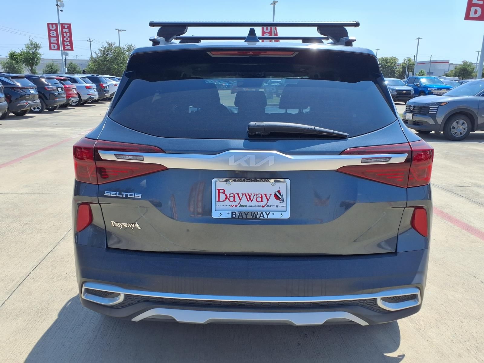 2023 Kia Seltos SX Gray at DeMontrond Auto Country