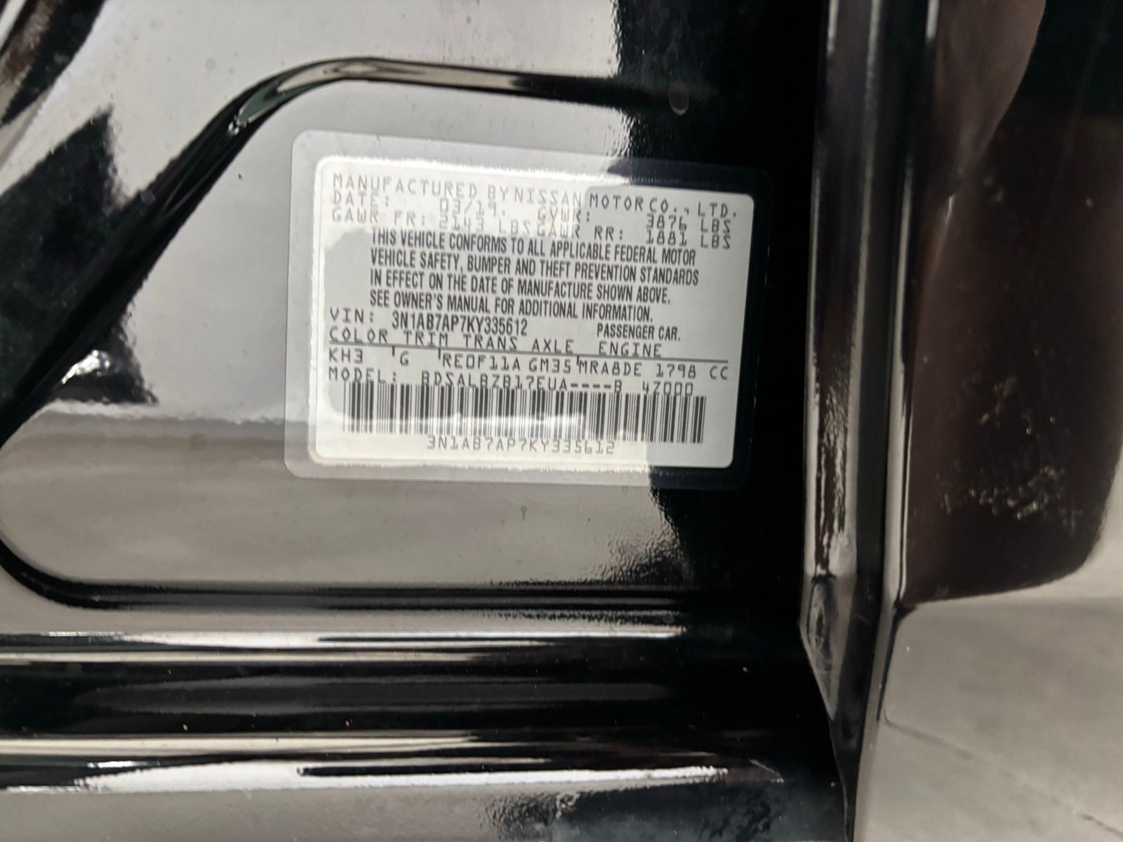 Used Car 2019 Nissan Sentra  S For Sale Under $12,000 In Austin, Texas