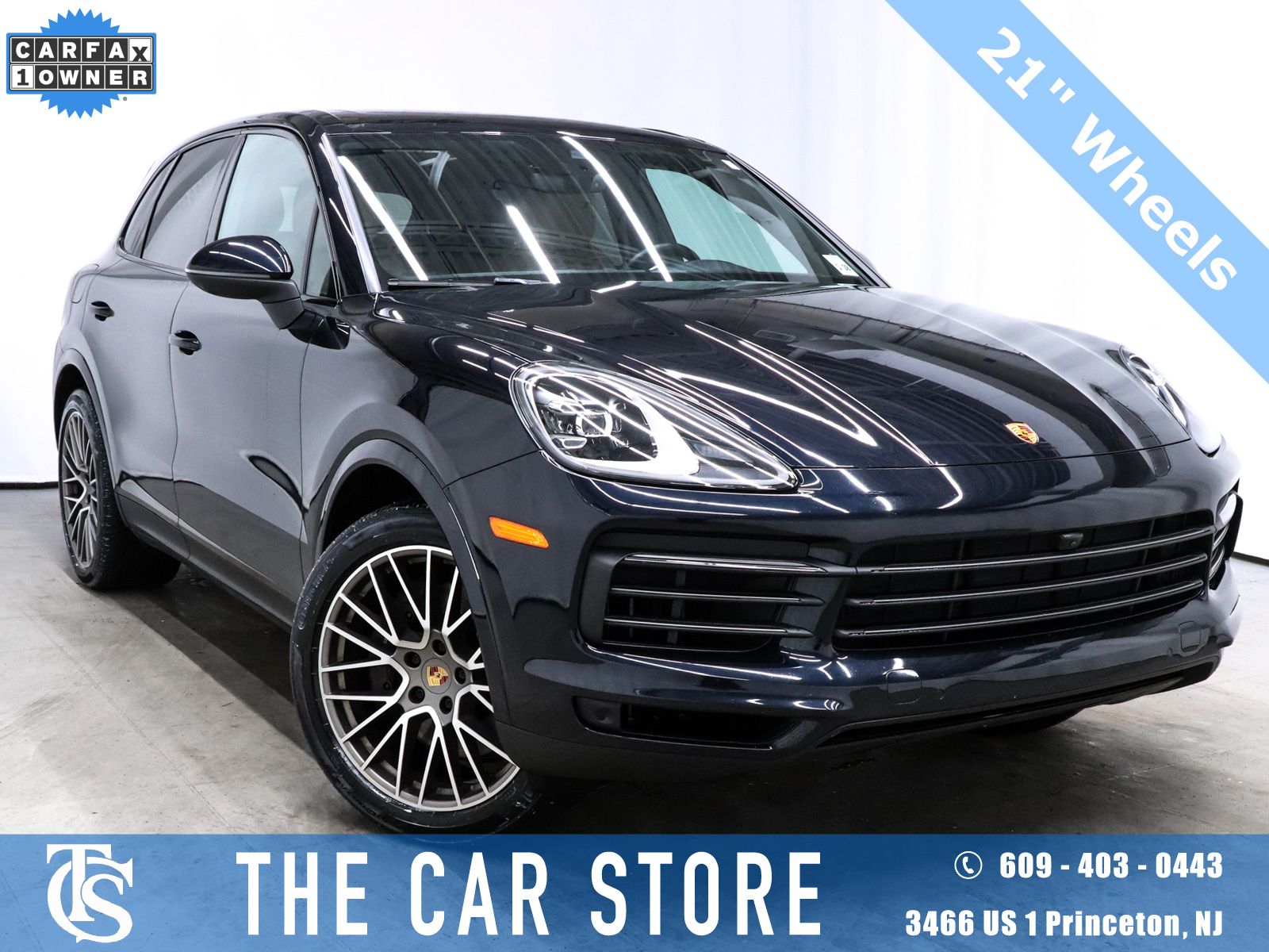 Blue 2023 Porsche Cayenne Platinum Edition AWD SUV / Crossover All-Wheel Drive 8-Speed Automatic