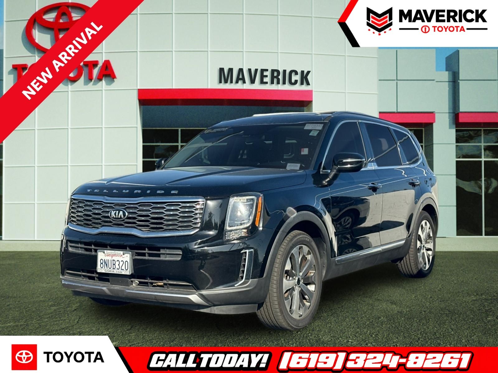 Ebony Black 2020 Kia Telluride SUV / Crossover Front-Wheel Drive 8-Speed Automatic