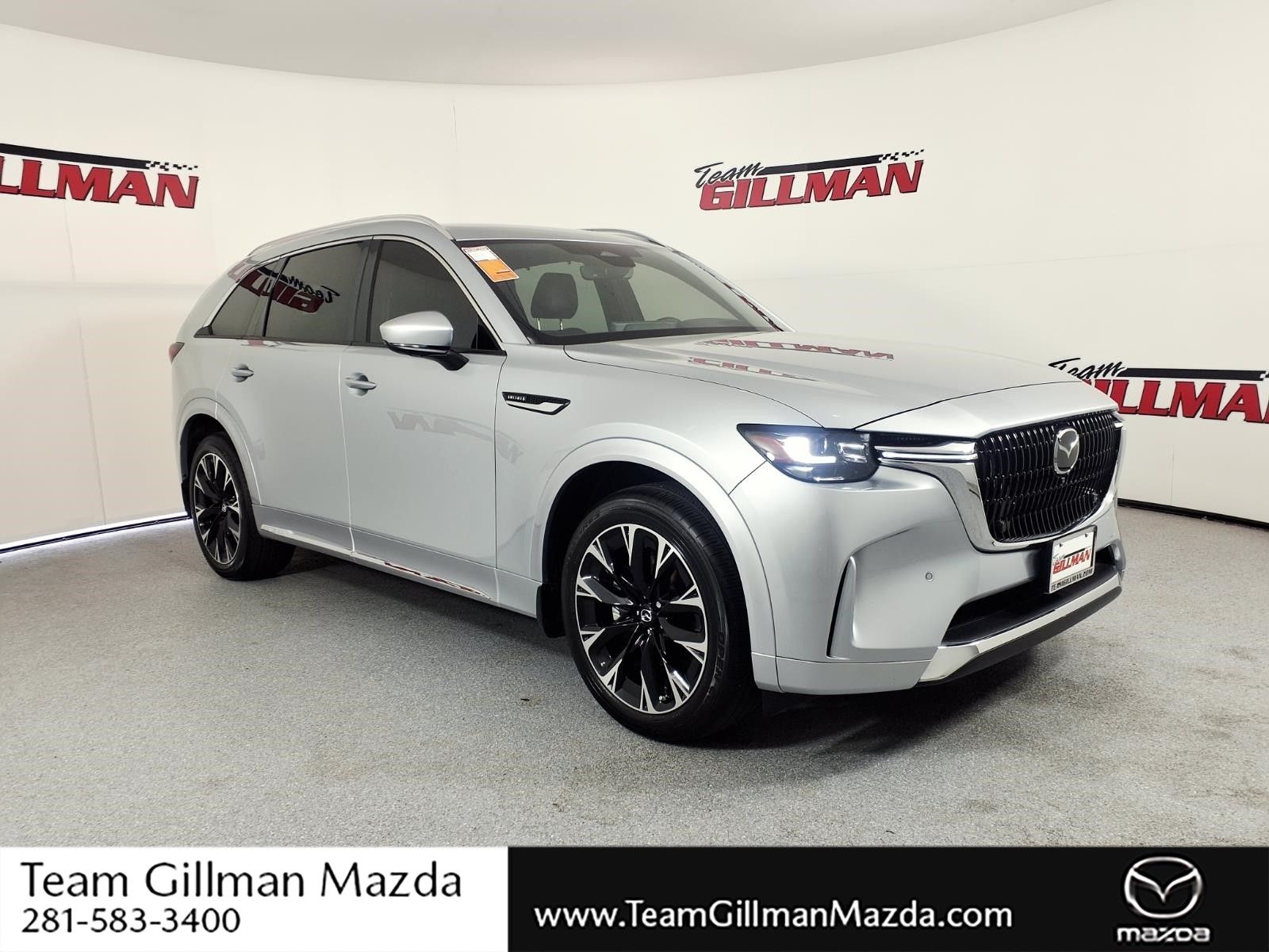 Sonic Silver 2025 Mazda CX-90 3.3 Turbo S Premium AWD SUV / Crossover All-Wheel Drive 8-Speed Automatic