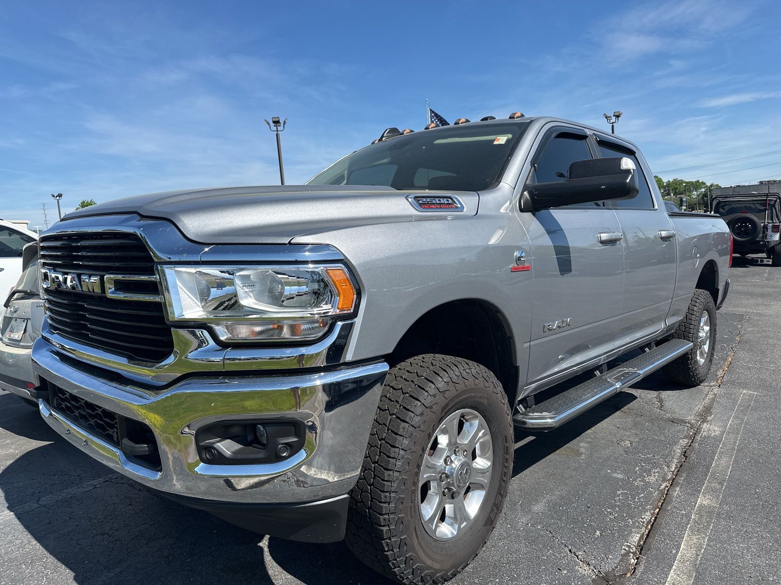 Billet Silver Metallic Clearcoat 2020 RAM 2500 Big Horn Crew Cab 4WD Pickup Truck Four-Wheel Drive 6-Speed Automatic
