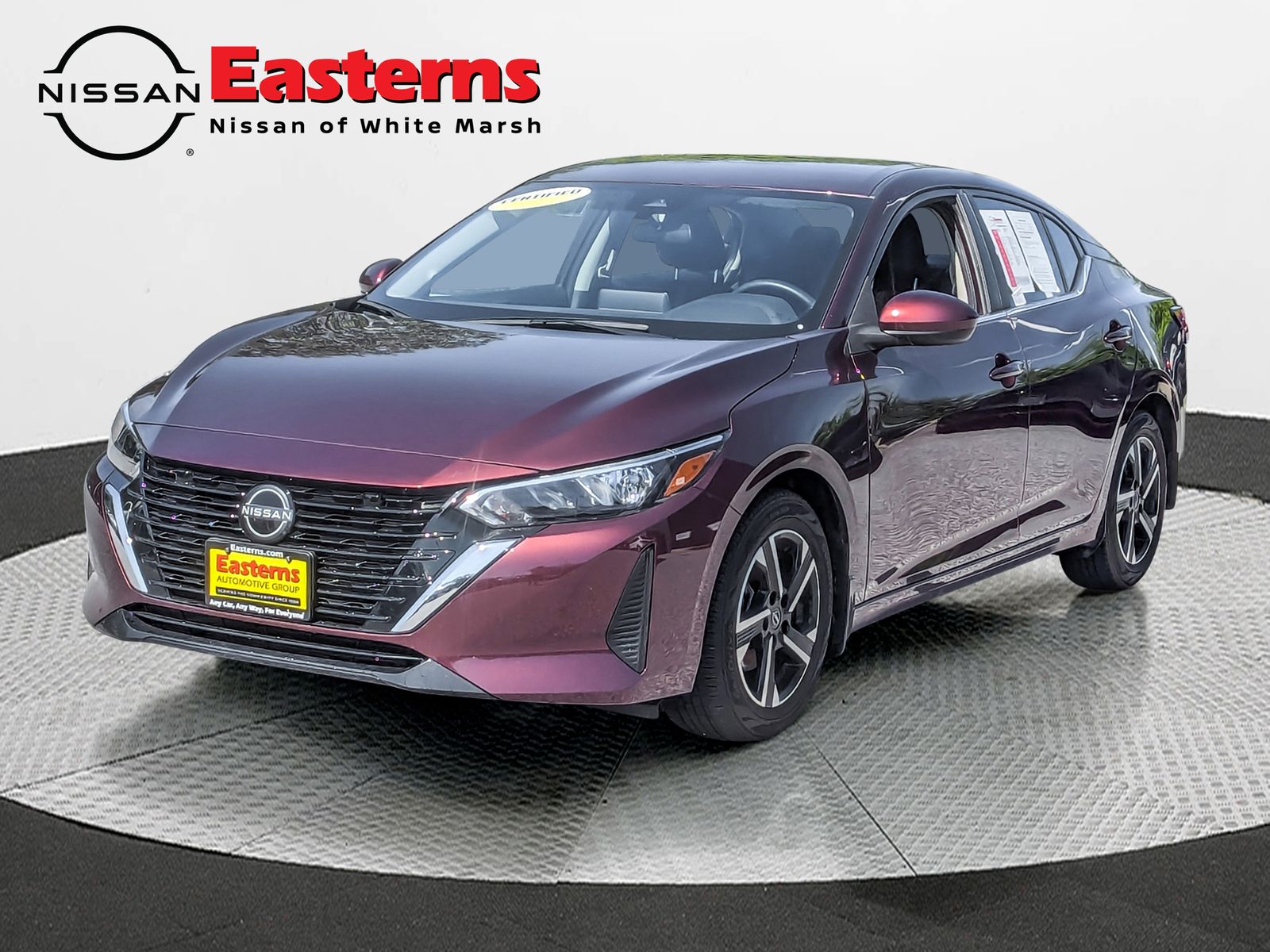 Rosewood Metallic 2024 Nissan Sentra Sedan Front-Wheel Drive Continuously Variable Transmission