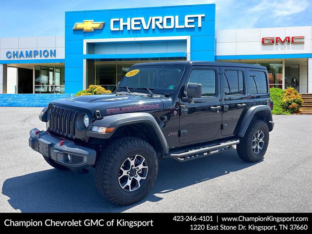 Black Clearcoat 2019 Jeep Wrangler SUV / Crossover Four-Wheel Drive 8-Speed Automatic