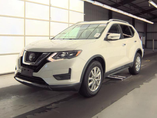 Pearl White 2018 Nissan Rogue SUV / Crossover All-Wheel Drive Continuously Variable Transmission