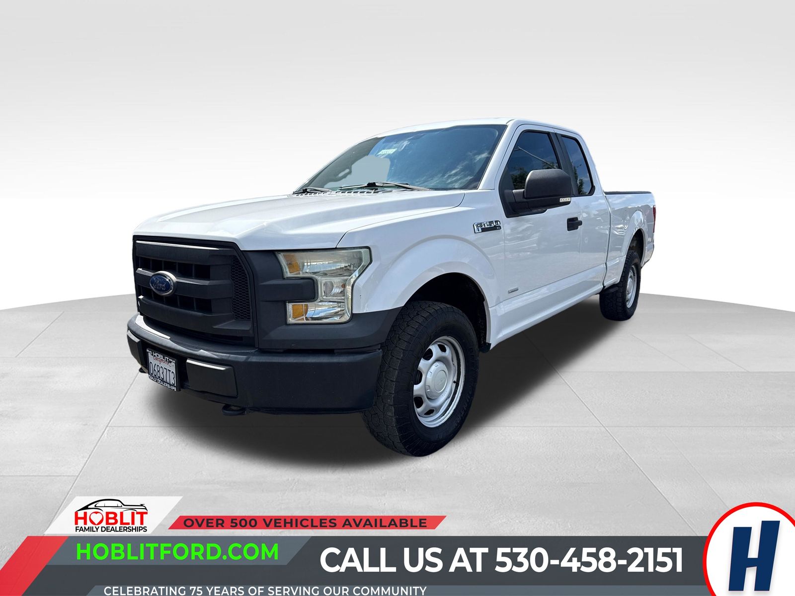Oxford White 2015 Ford F-150 Pickup Truck Four-Wheel Drive 6-Speed Automatic