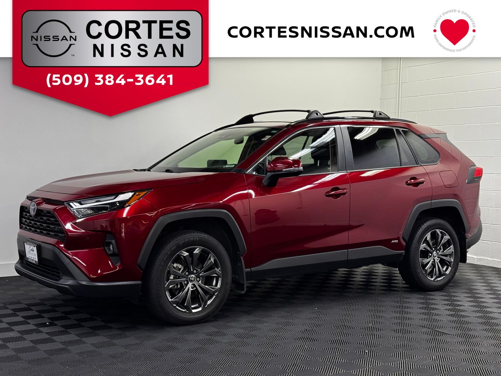 Red (Ruby Flare Pearl) 2024 Toyota RAV4 Hybrid SUV / Crossover All-Wheel Drive Continuously Variable Transmission