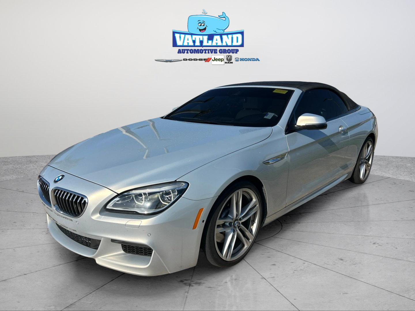 Moonstone Metallic 2017 BMW 6 Series Convertible Rear-Wheel Drive 8-Speed Automatic