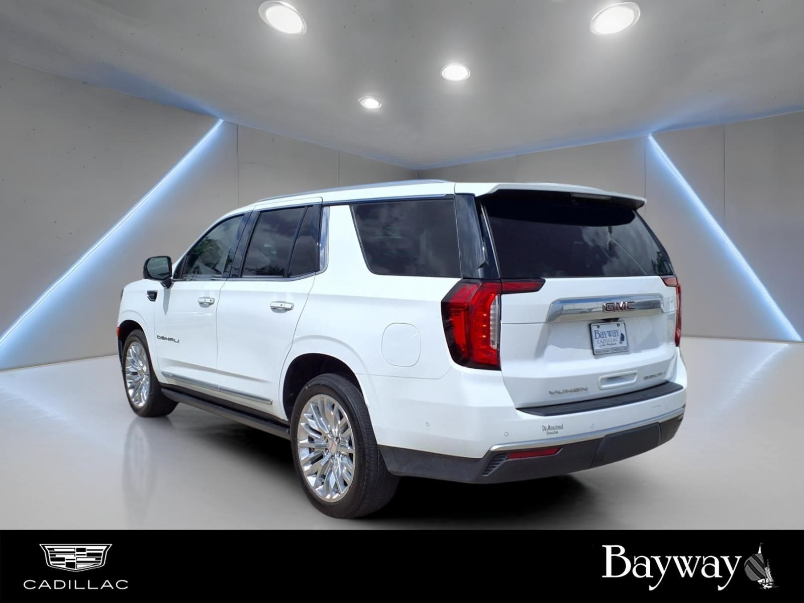 2023 GMC Yukon Denali White at DeMontrond Automotive Group