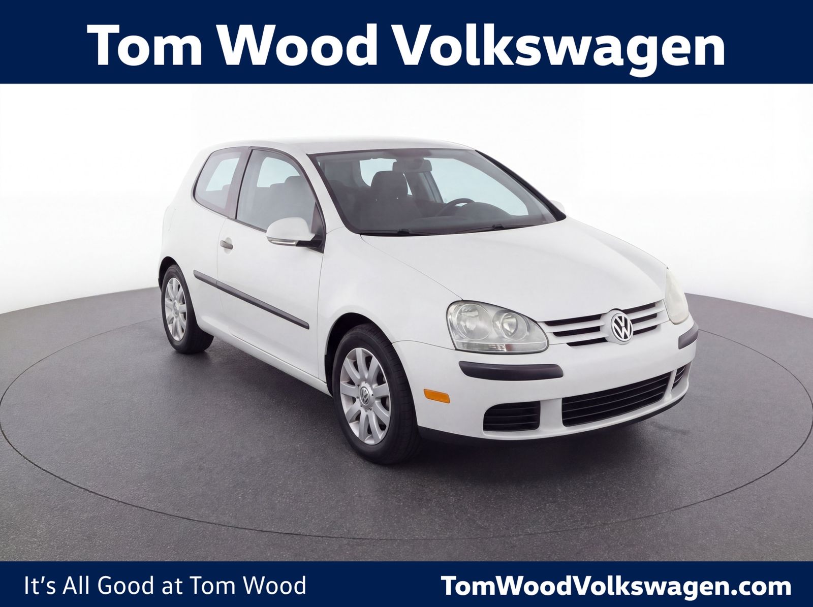 Candy White 2009 Volkswagen Rabbit Hatchback 5-Speed Manual
