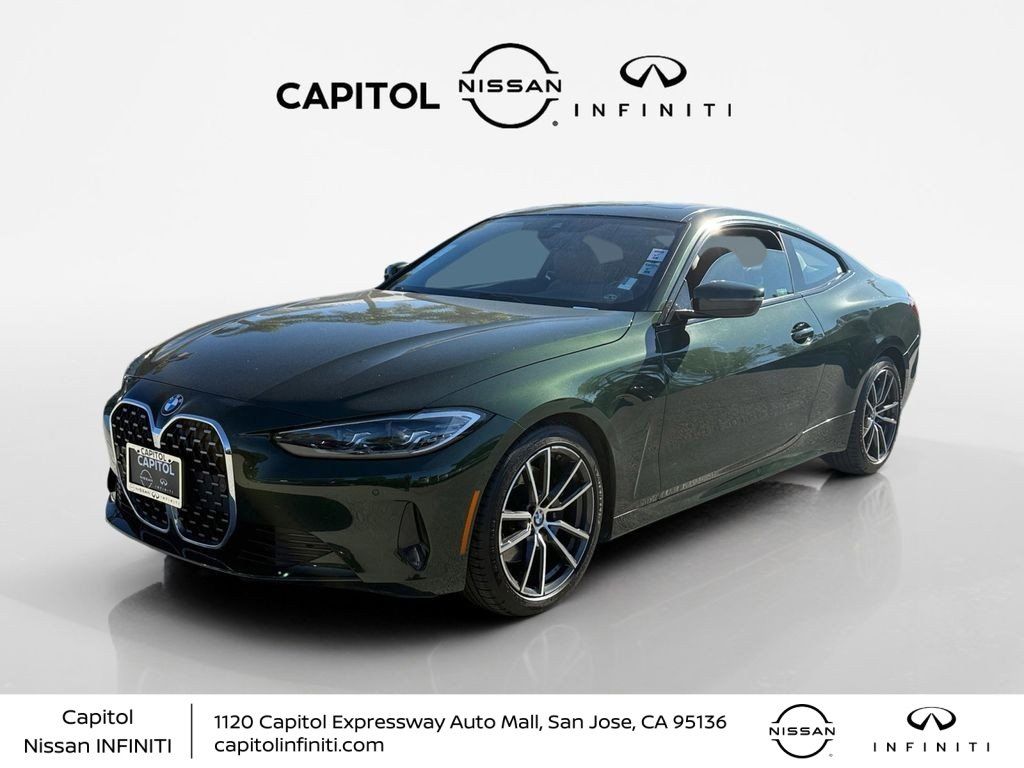 San Remo Green Metallic 2023 BMW 4 Series 430i Coupe RWD Coupe Rear-Wheel Drive 8-Speed Automatic