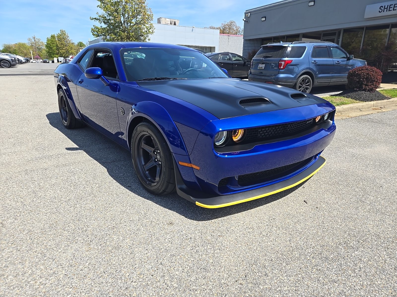 Indigo Blue 2022 Dodge Challenger SRT Super Stock RWD Coupe Rear-Wheel Drive 8-Speed Automatic