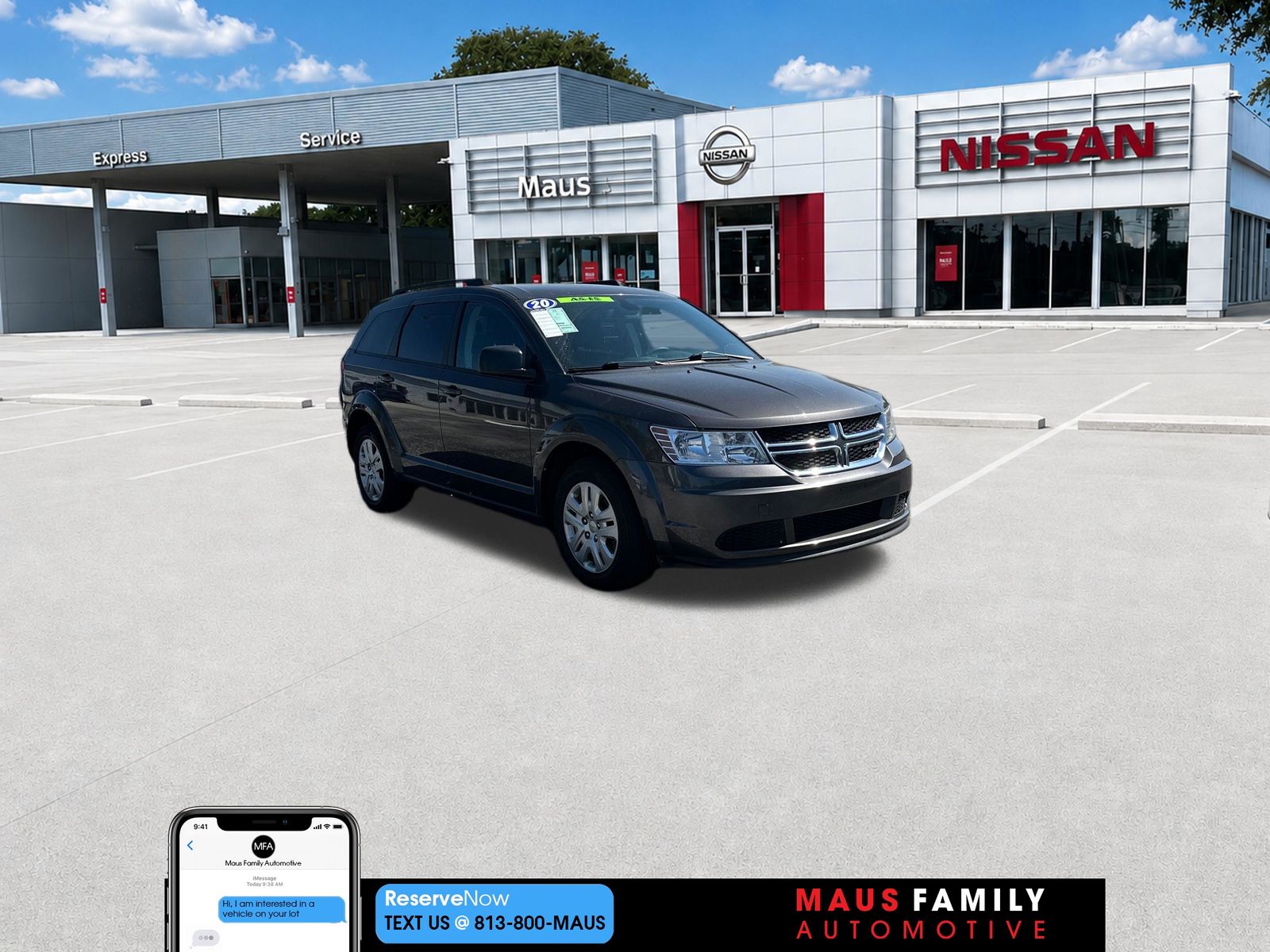 Gray (Granite Crystal Metallic Clearcoat) 2020 Dodge Journey SUV / Crossover Front-Wheel Drive 4-Speed Automatic