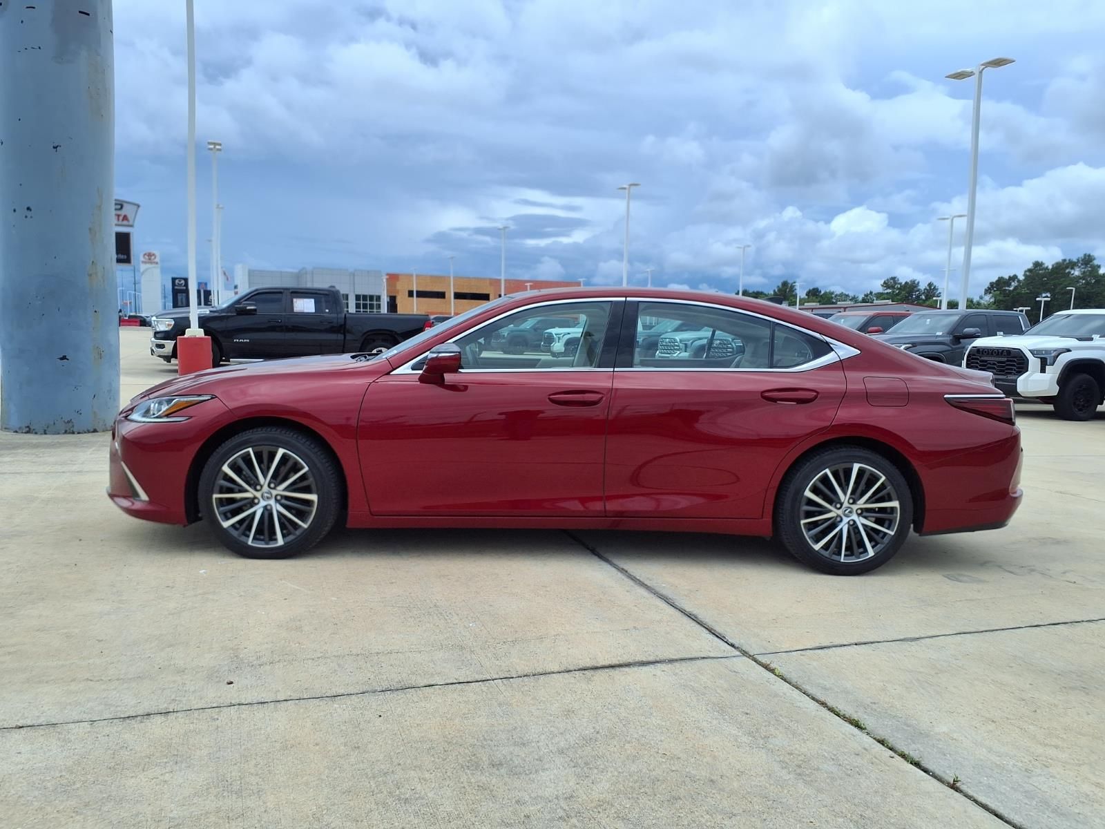 2023 Lexus ES 350 Red at Westside Lexus