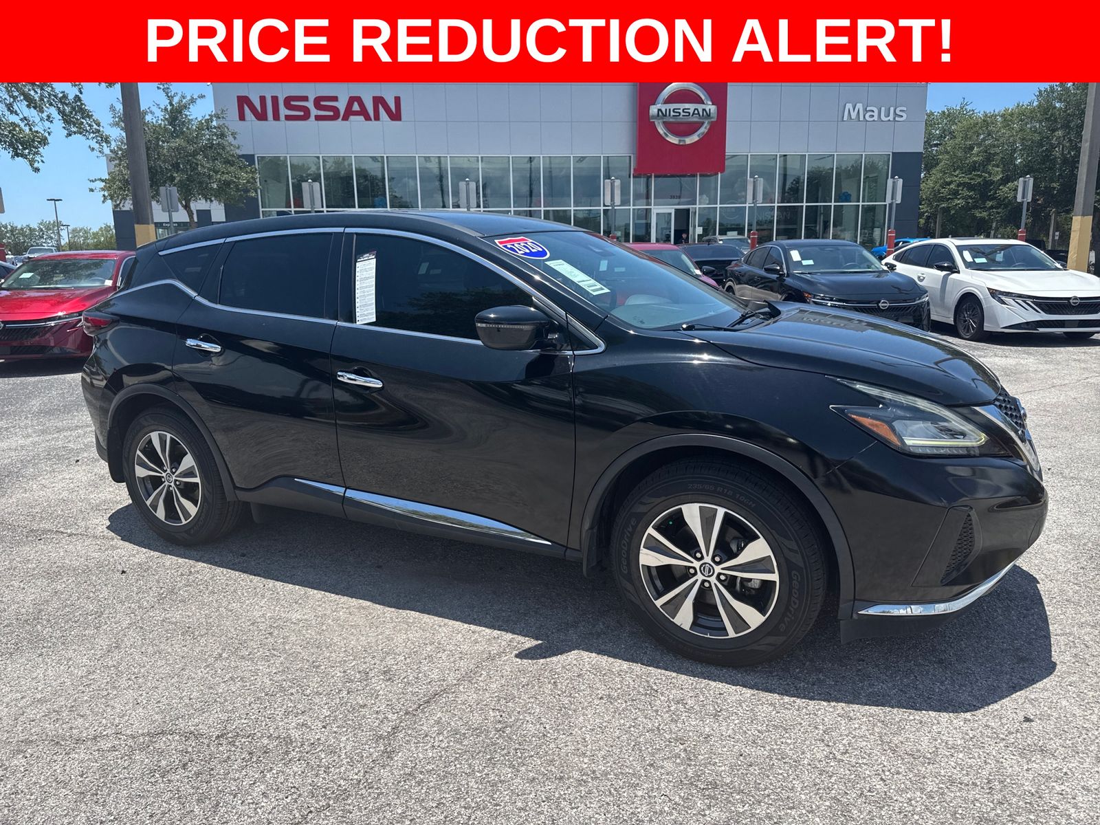 Super Black Metallic 2020 Nissan Murano SUV / Crossover Front-Wheel Drive Continuously Variable Transmission