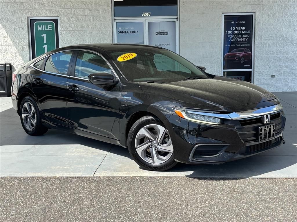 Black 2019 Honda Insight LX Sedan FWD Sedan Front-Wheel Drive Continuously Variable Transmission