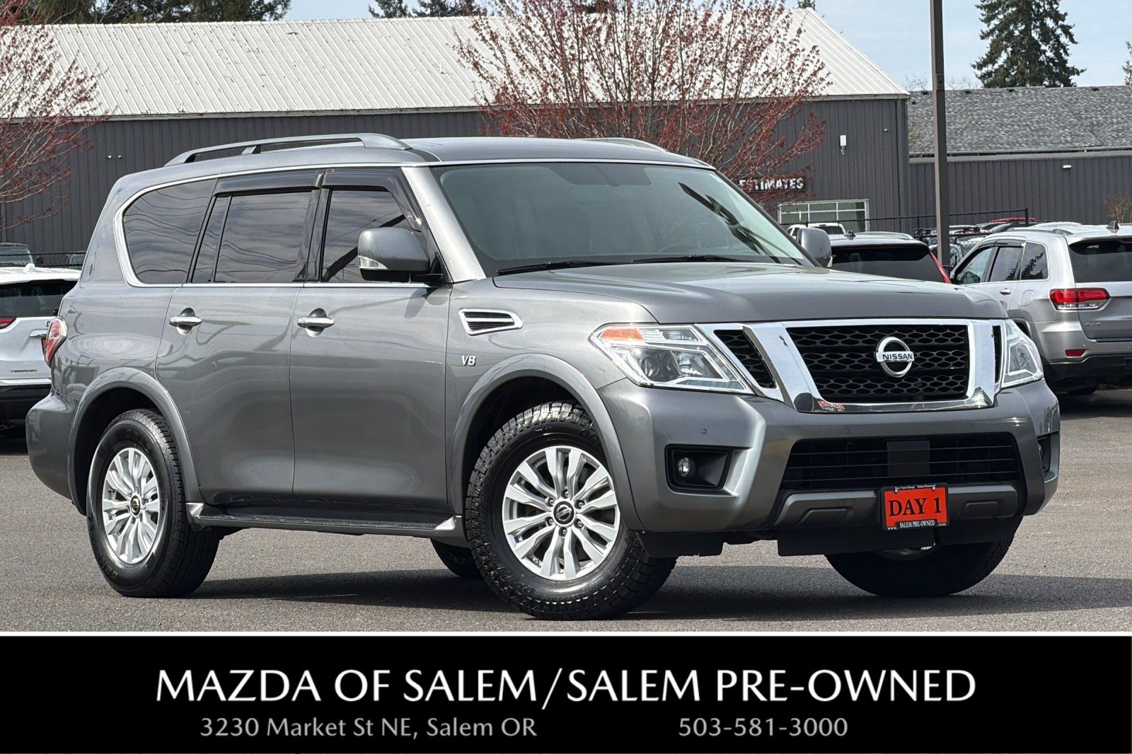 Gray (Gun Metallic) 2020 Nissan Armada SUV / Crossover Four-Wheel Drive 7-Speed Automatic