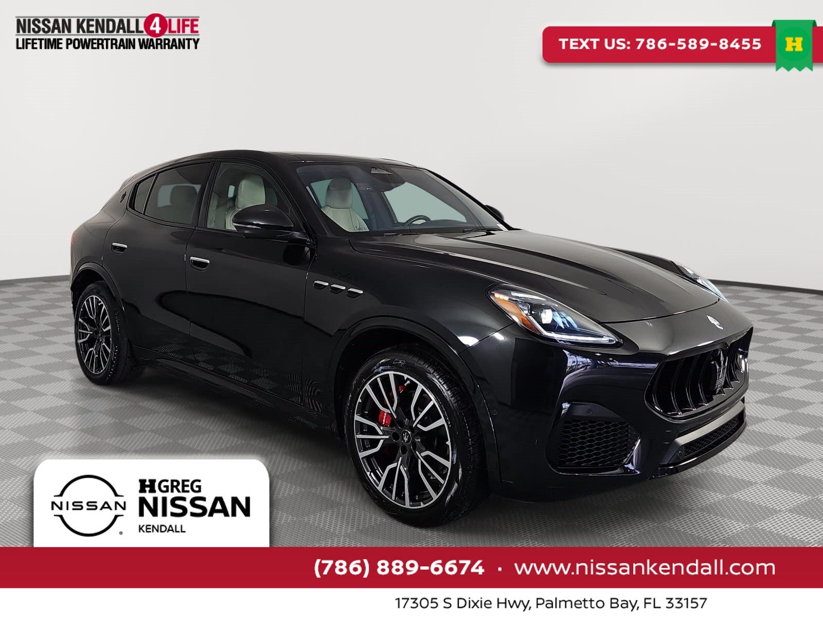 Black 2023 Maserati Grecale SUV / Crossover All-Wheel Drive 8-Speed Automatic