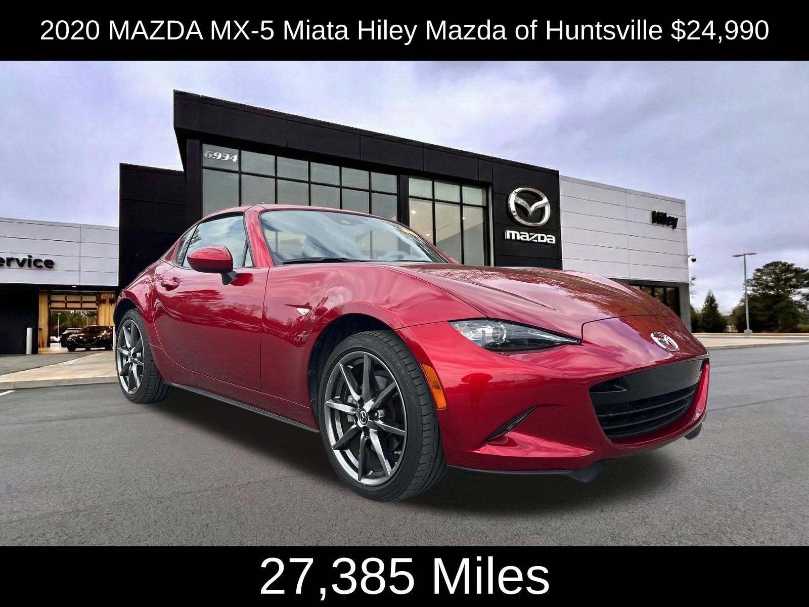 Soul Red Crystal Metallic 2020 Mazda MX-5 Miata RF Grand Touring RWD Convertible Rear-Wheel Drive 6-Speed Automatic