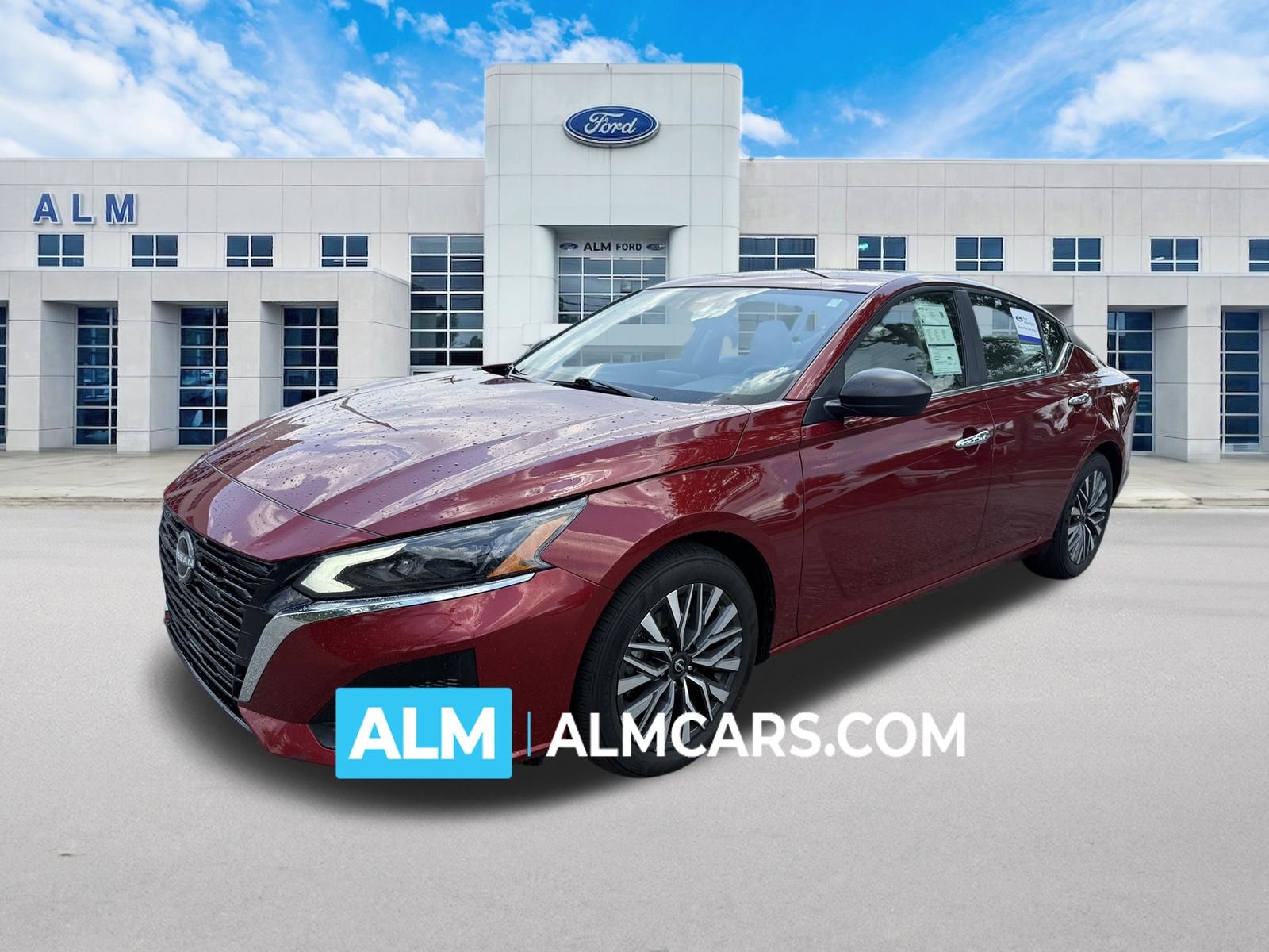 Red (Scarlet Ember) 2025 Nissan Altima Sedan Front-Wheel Drive Continuously Variable Transmission