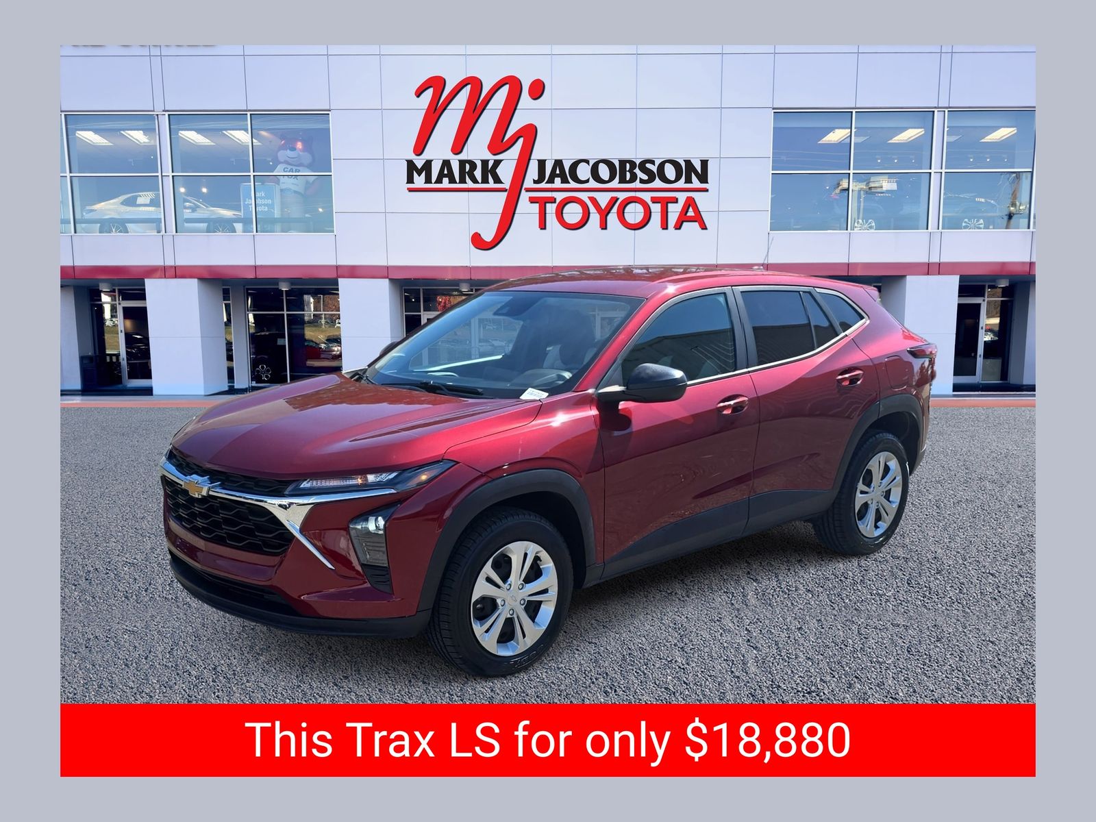 Red (Crimson Metallic) 2024 Chevrolet Trax LS FWD SUV / Crossover Front-Wheel Drive 6-Speed Automatic