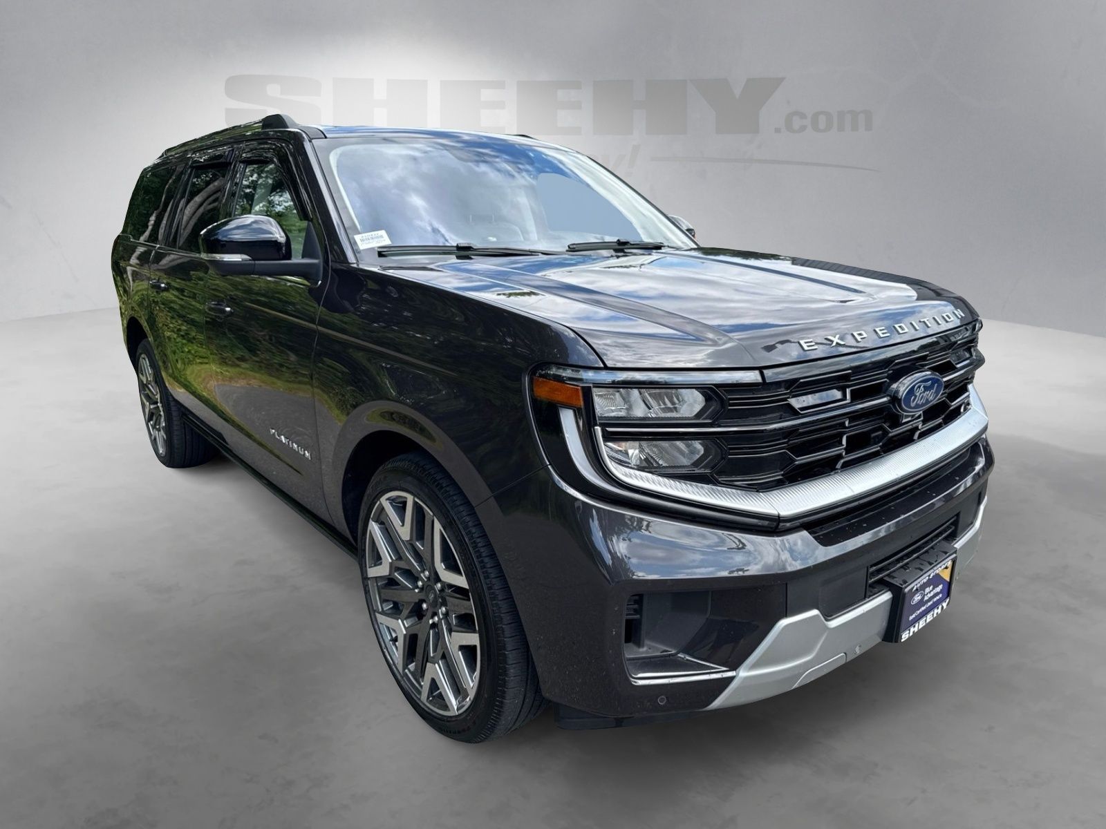 Certified Used 2025 Dark Matter Gray Metallic Ford Platinum image 2