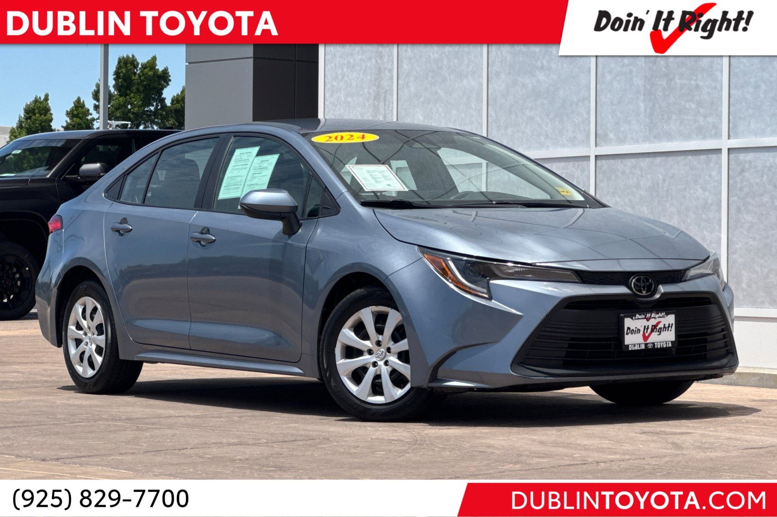 Celestite 2024 Toyota Corolla Sedan Front-Wheel Drive Continuously Variable Transmission