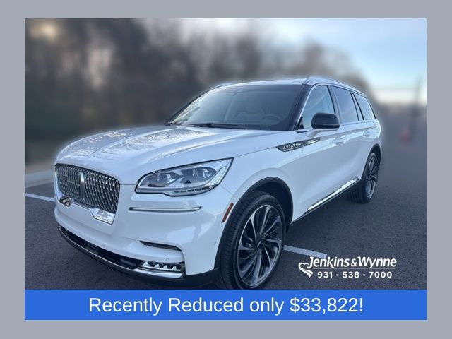 White Metallic 2023 Lincoln Aviator Reserve AWD SUV / Crossover All-Wheel Drive Automatic