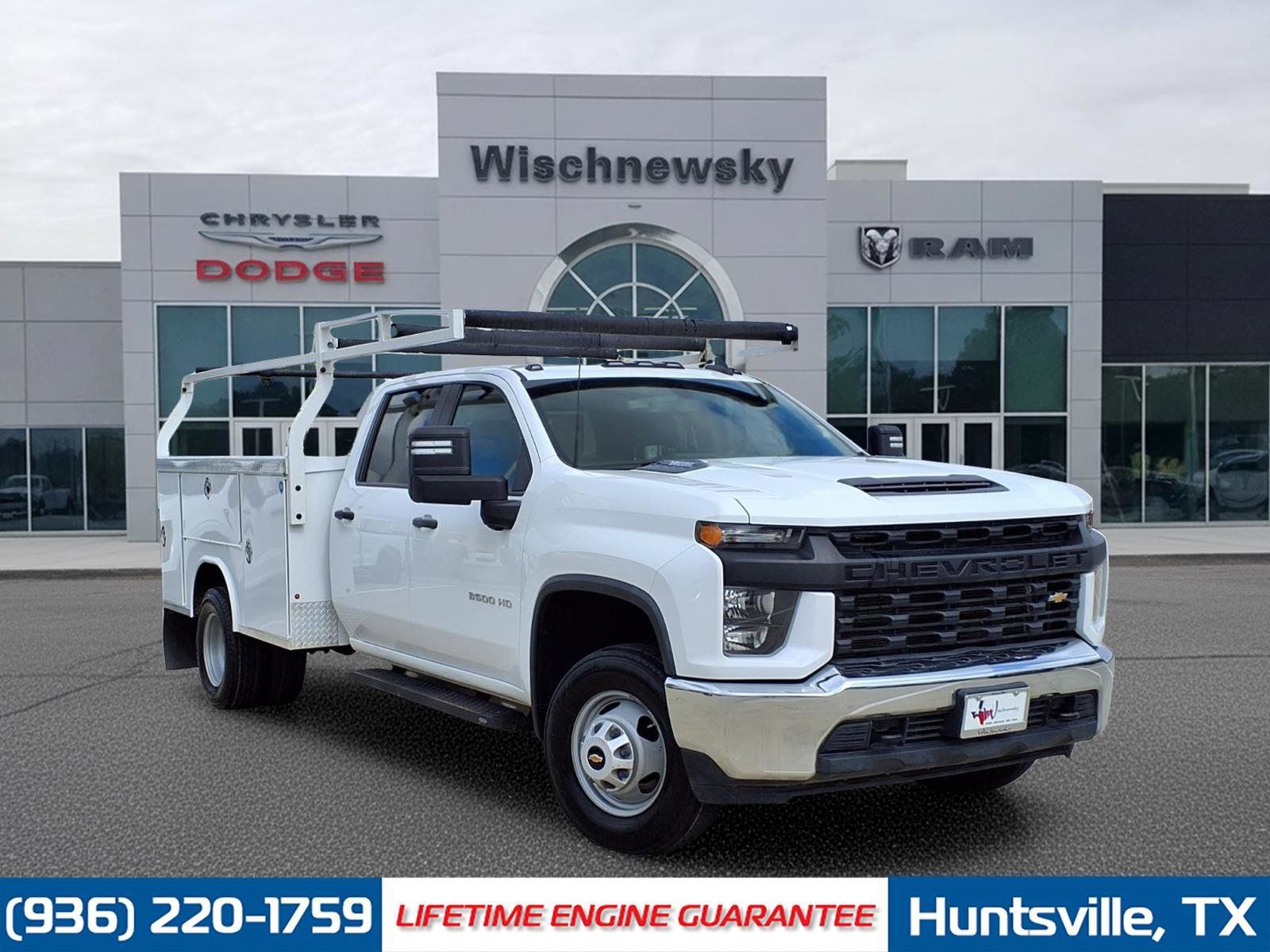 Summit White 2022 Chevrolet Silverado 3500HD Work Truck Crew Cab LB 4WD Pickup Truck Four-Wheel Drive Automatic