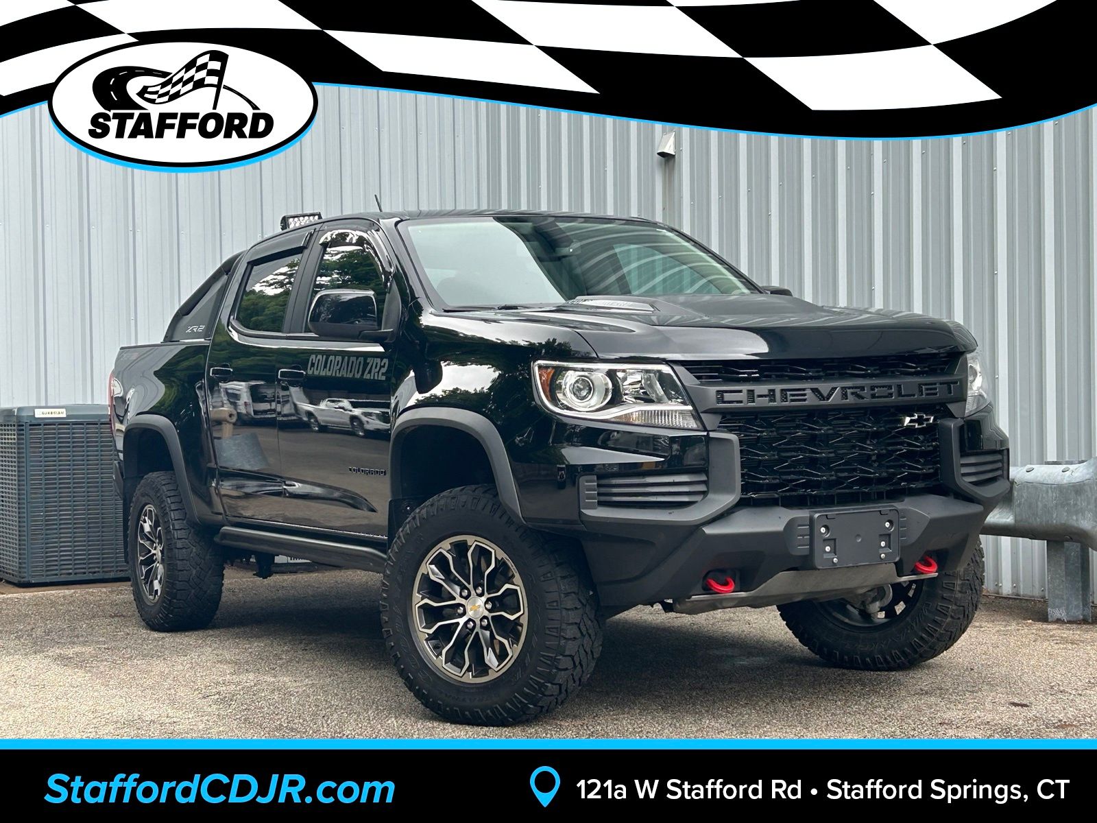 Black 2022 Chevrolet Colorado Pickup Truck Four-Wheel Drive 8-Speed Automatic