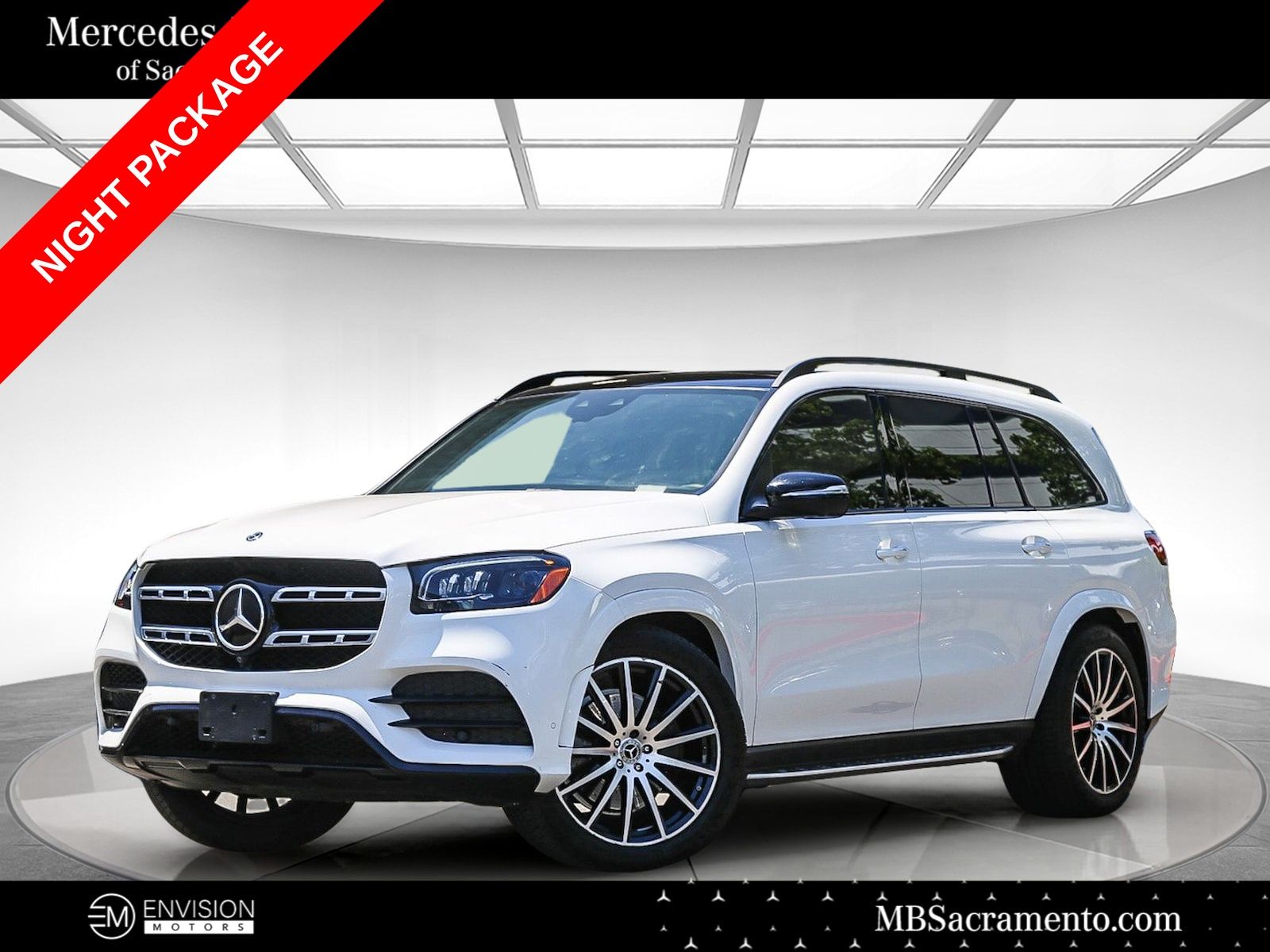 Polar White 2021 Mercedes-Benz GLS SUV / Crossover All-Wheel Drive 9-Speed Automatic