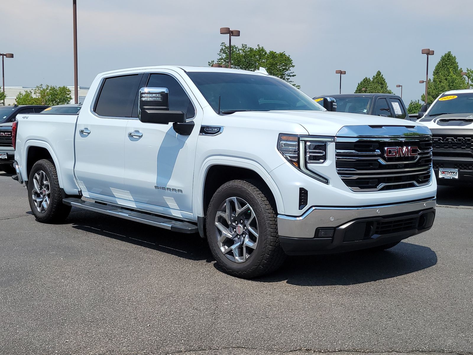 Glacier White Tricoat 2026 GMC Sierra 1500 Pickup Truck Four-Wheel Drive Automatic