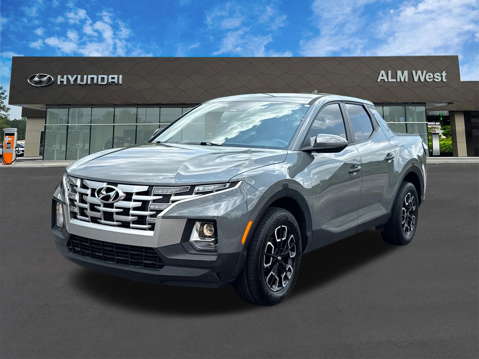 Hampton Gray 2022 Hyundai Santa Cruz Pickup Truck All-Wheel Drive 8-Speed Automatic