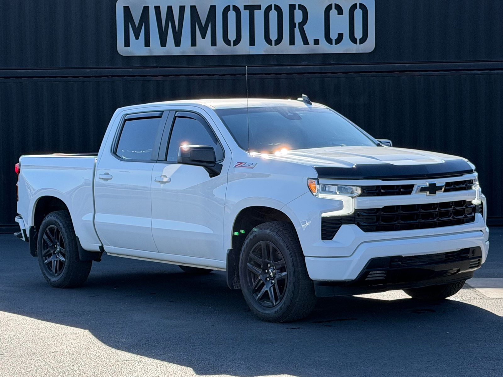 White 2022 Chevrolet Silverado 1500 Pickup Truck Four-Wheel Drive Automatic