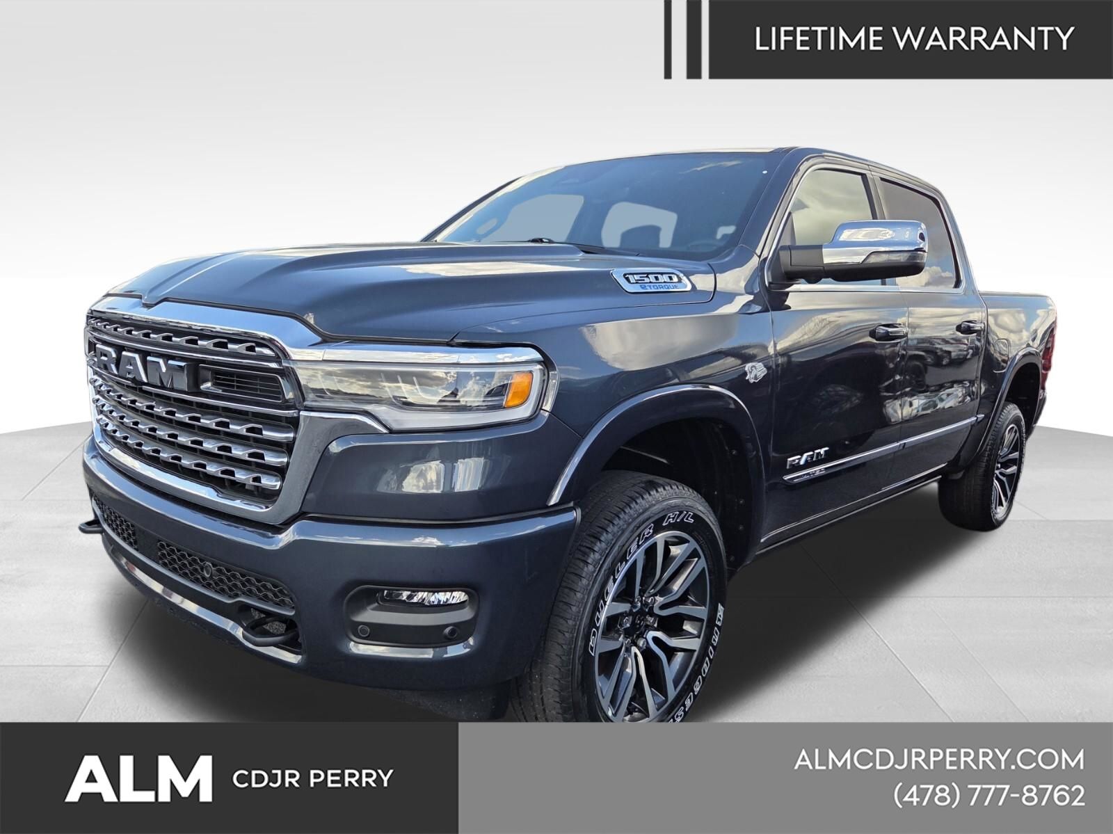 Forged Blue Metallic 2026 RAM 1500 Limited Crew Cab 4WD Pickup Truck Four-Wheel Drive 8-Speed Automatic