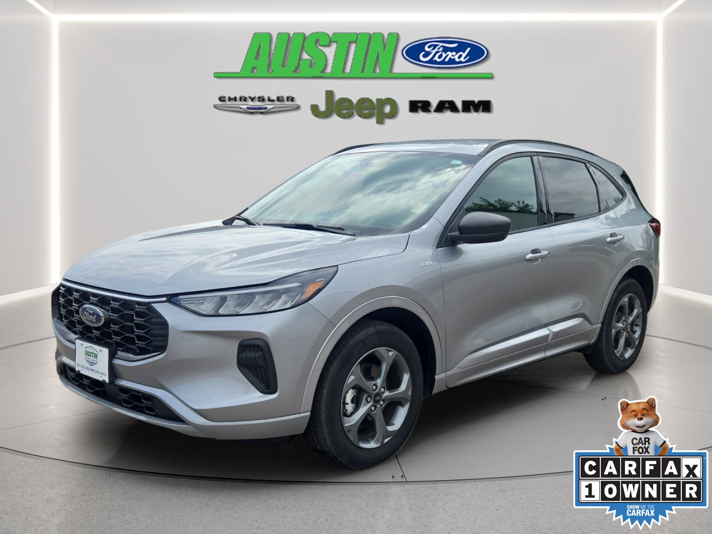 Silver Metallic 2024 Ford Escape SUV / Crossover All-Wheel Drive 8-Speed Automatic