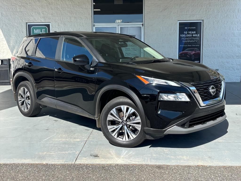 Super Black 2023 Nissan Rogue SV FWD SUV / Crossover Front-Wheel Drive Continuously Variable Transmission