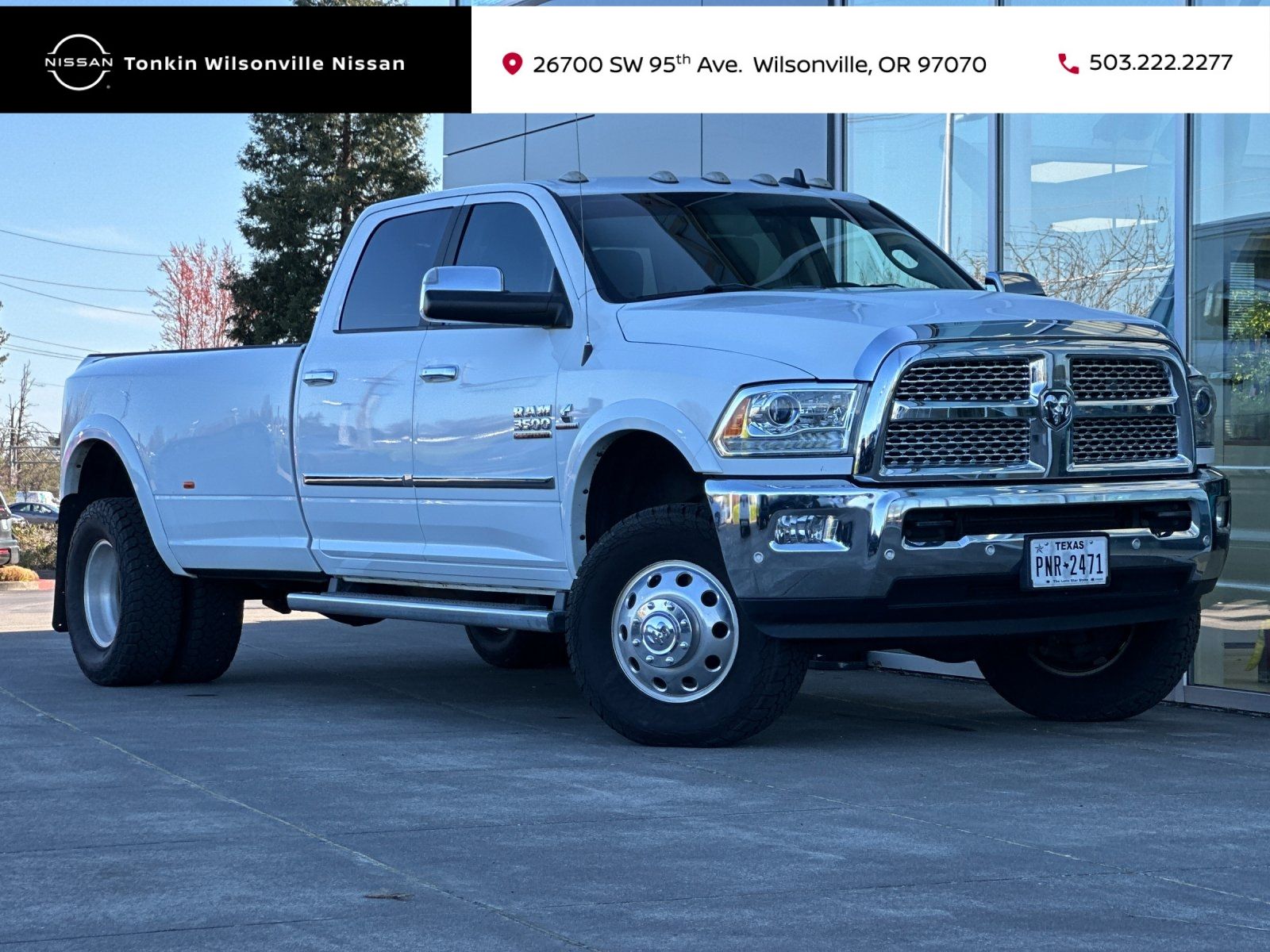 2018 RAM 3500 Laramie Crew Cab LB DRW 4WD